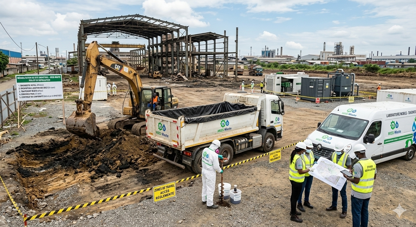 Dépollution de sites industriels
